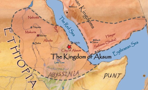 Map of the Kingdom of Aksum